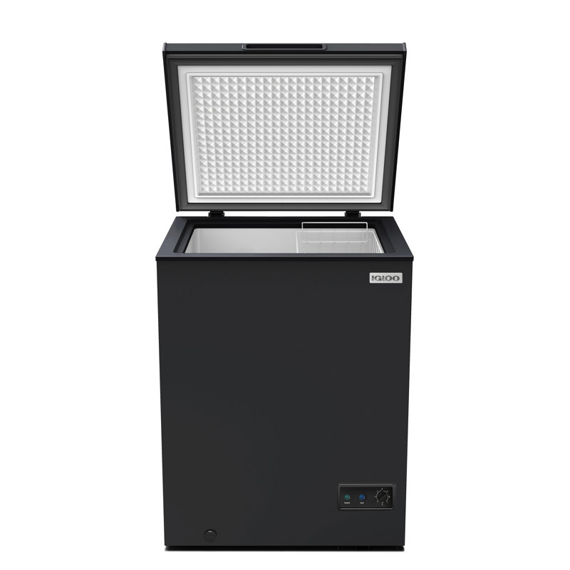 Igloo 5 Cubic Feet Chest Freezer with Adjustable Temperature Controls